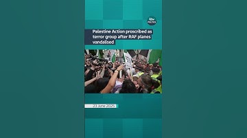 Palestine Action proscribed as terror group after RAF planes vandalised | ITV News