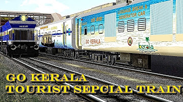 Shunting Go Kerala Tourist Train In Ajmer Junction || MSTS In Open Rail