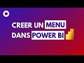 Crer un menu avec les signets et la slection dans power bi