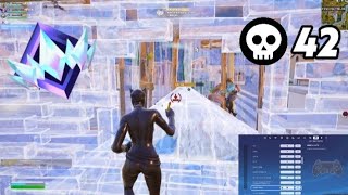42 Eliminations Solo Vs Squad In RANKED On CONSOLE (world record) + Best Controller Settings 🎯