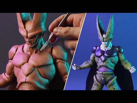 Sculpting PERFECT CELL | Dragon Ball Z [ Timelapse ]