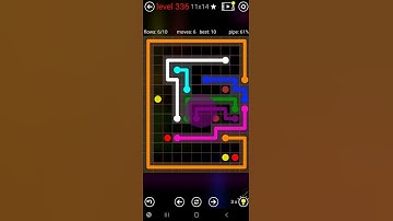 How To Solve Flow Free 11x14 Mega Mania Pack Level 336 Board Walk Through Solution Walkthrough