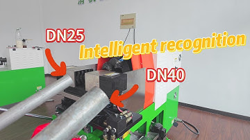 intelligent pipe threading machine threading DN25 and DN40