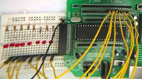 Tenet Technetronics: Interfacing array leds to 8051 Ustick