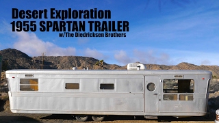 Desert Exploration RARE 1955 Spartan Trailer/Camper in Joshua Tree