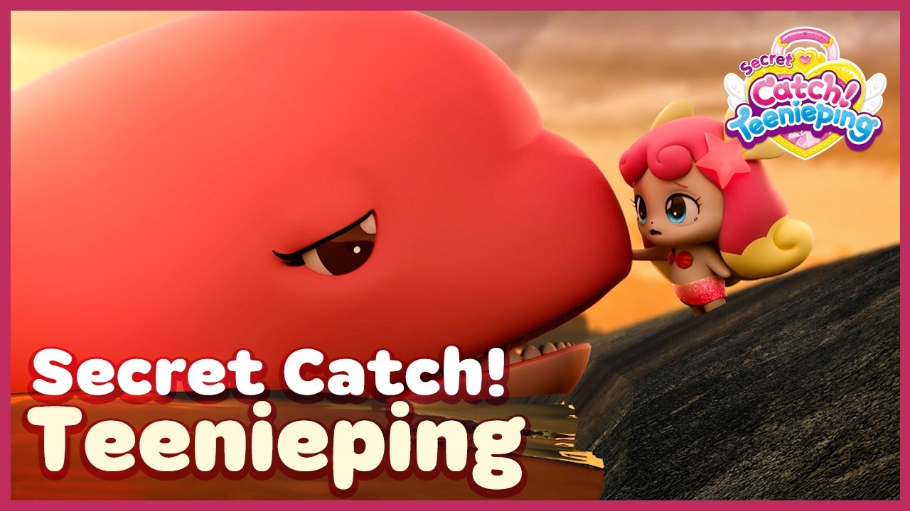 [Secret Catch! Teenieping] 💘🔑 SPLASHPING and the PINK DOLPHIN 🫧 Secret ...
