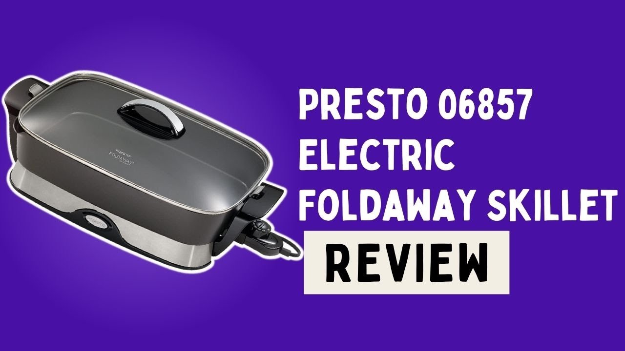 Presto Foldaway Electric Skillet Cooking 