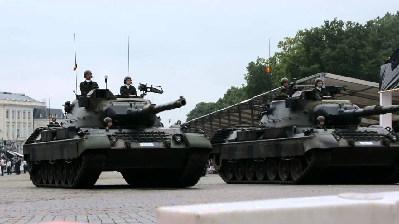 Tanks of Belgian armee moving YouTube