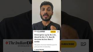 Increase Petrol Diesel Price. Diesel 2.71 per liter, petrol 2.61 per liter #indianews #news