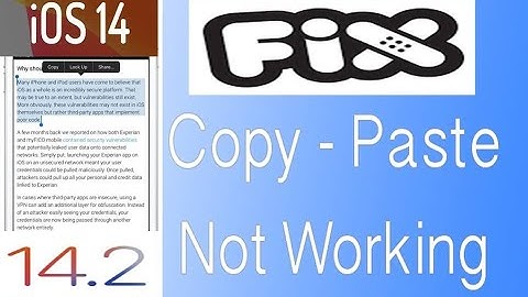 How to Fix Copy Paste Option Not Working on iPhone after iOS Update