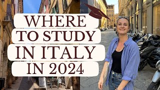 WHERE TO STUDY IN ITALY 2024 + BEST UNIVERSITIES (Not what I expected 😱)