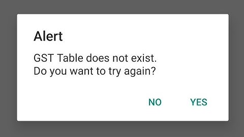Jio pos plus me GST table does not exist @karnimata121
