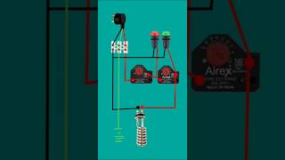 Single Phase water Heater rod Control Wiring diagram #shorts