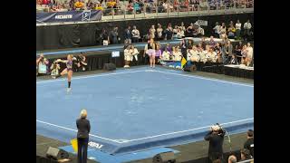 She gave her foot for this routine and her team  #ncaagymnastics