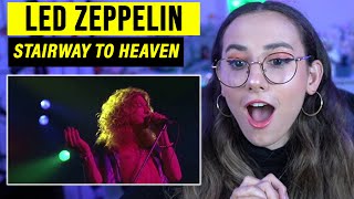 Led Zeppelin - Stairway to Heaven (Live) | Singer Reacts & Musician Analysis