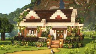 [Minecraft] 🐈💕 Cottagecore Cat House Tutorial / Mizuno's 16 Craft Resource Pack
