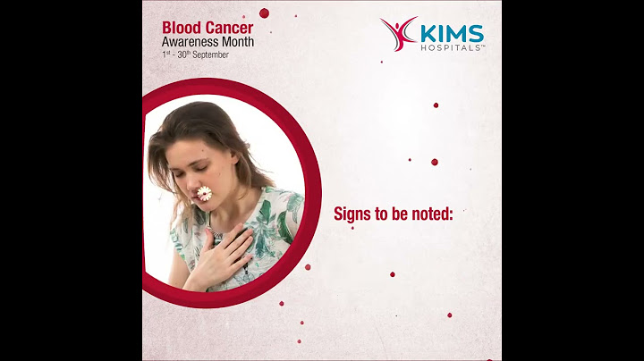 Blood Cancer Awareness Month | KIMS Hospitals | Secunderabad