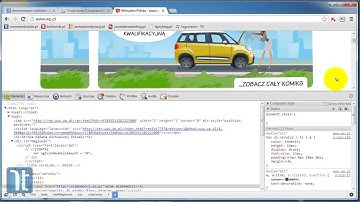 06 - kurs xhtml, html i css dla Internetowych marketerów - Podglądamy kod strony internetowej