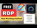 Free rdp new working method  free lifetime rdpvps