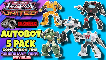 Transformers Legacy United Autobot 5 Pack Comparison Time Review