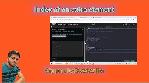Index of an Extra Element