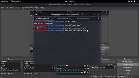 Linux Debian Resolve Conf DNS Setting Changing