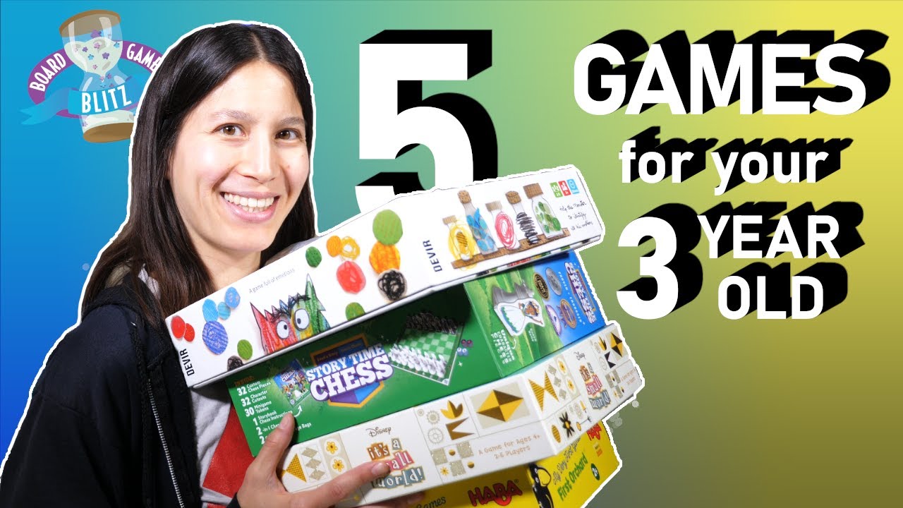5 Great Games you can play with your 3 year old!