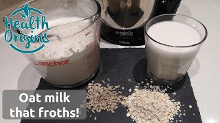 Homemade barista style oat milk (with Soyabella)