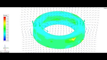 How to Design a Ring Magnet in 3D Using ANSYS Maxwell | Step-by-Step Simulation Tutorial
