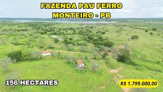 🌾 FAZENDA PAU FERRO – ÀS MARGENS DO AÇUDE DE POÇÕES E RICA EM ÁGUA 🌾