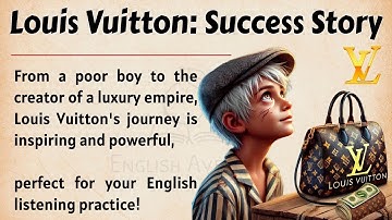 How a Homeless Boy Created Louis Vuitton || Learn English Through Story Level 3 🔥 || Graded Reader ✅