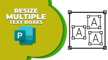 How to resize multiple text boxes in Publisher