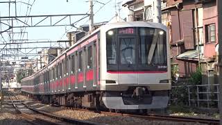 東急東横線5050系4000番台4104F通勤特急池袋行き通過