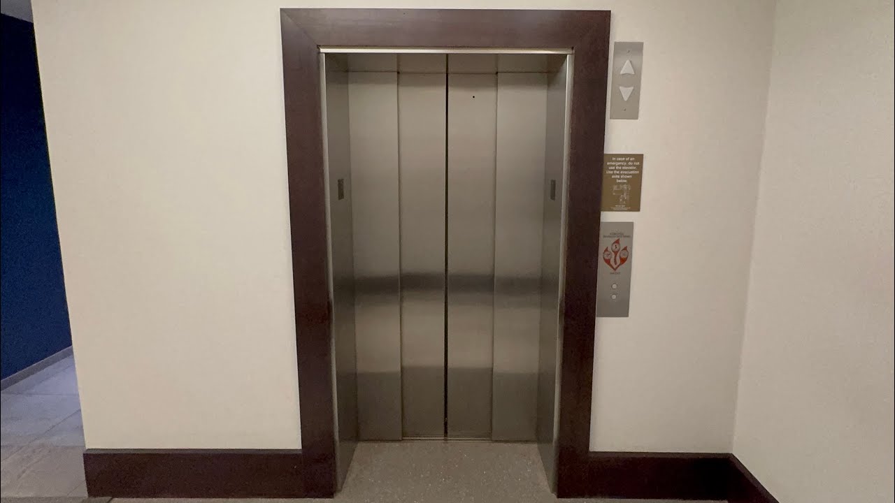 Smooth MEI Traction Elevator with Rear Door at Omaha Marriott Downtown Capitol District in Omaha, NE