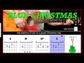 BLUE CHRISTMAS Elvis Presley Guitar Play Along With Chords mp3