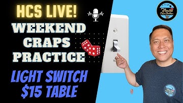 My Best Craps Strategy yet! The HCS Light Switch $15 table min