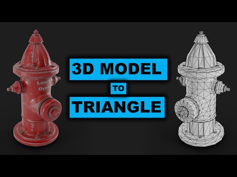 How TRIANGLES make up 3D MODELS