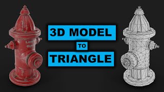 How TRIANGLES make up 3D MODELS