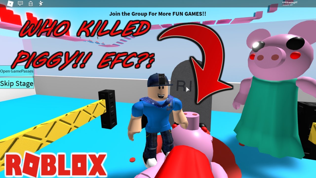 who killed roblox obby roblox