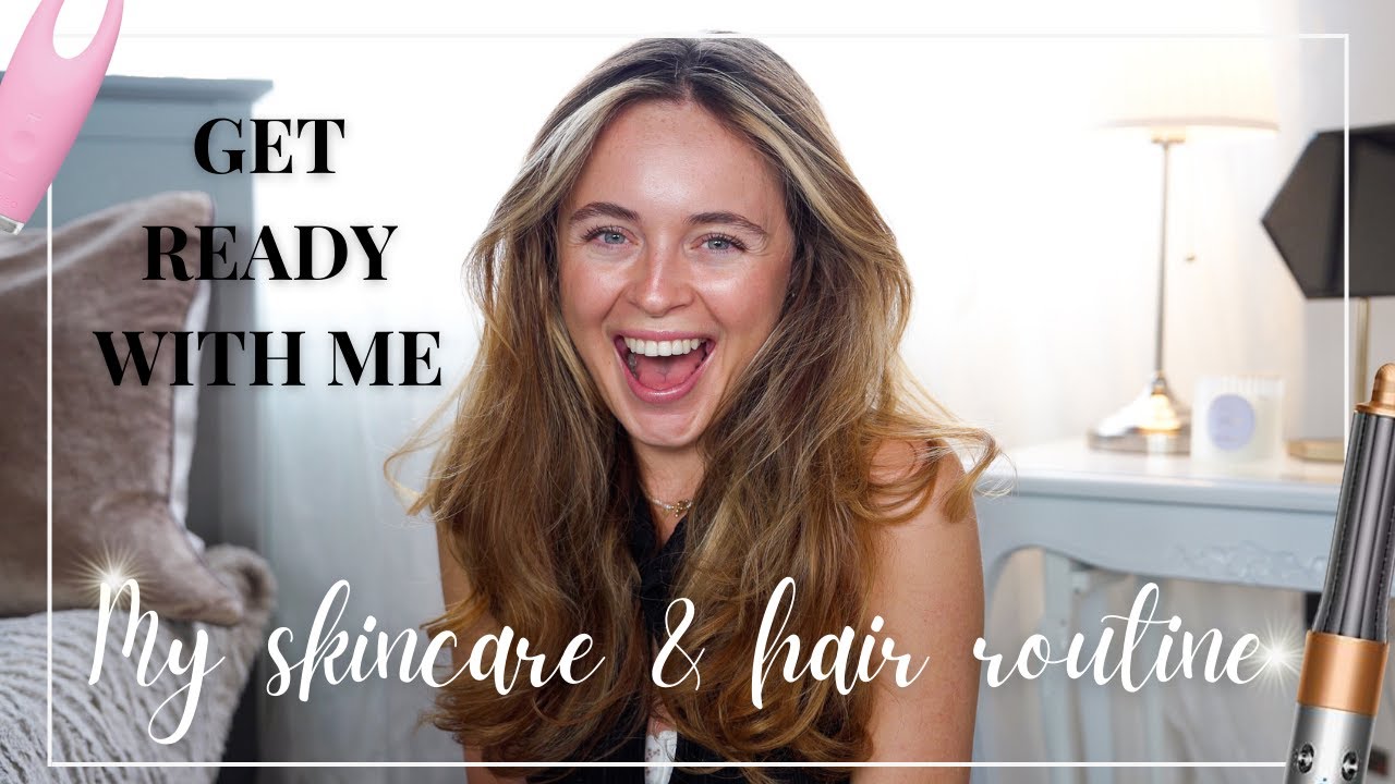 Reviewing the FOREO IRIS2 & Dyson Airwrap Hair Tutorial for greasy hair | GRWM