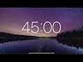 45 minute timer  meditation relaxing music