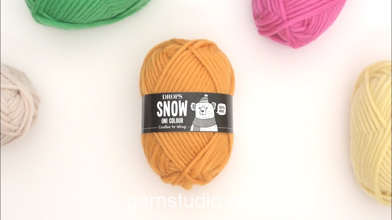 DROPS Snow - Excellent for felting! YouTube