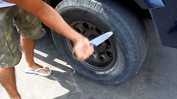 ¿Arruinar un neumático?