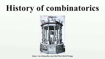 History of combinatorics