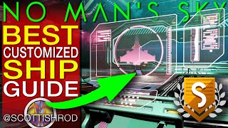 How To Get The Best Customized Ship  God Tier?  Orbital  No Man's Sky Update  NMS Scottish Rod