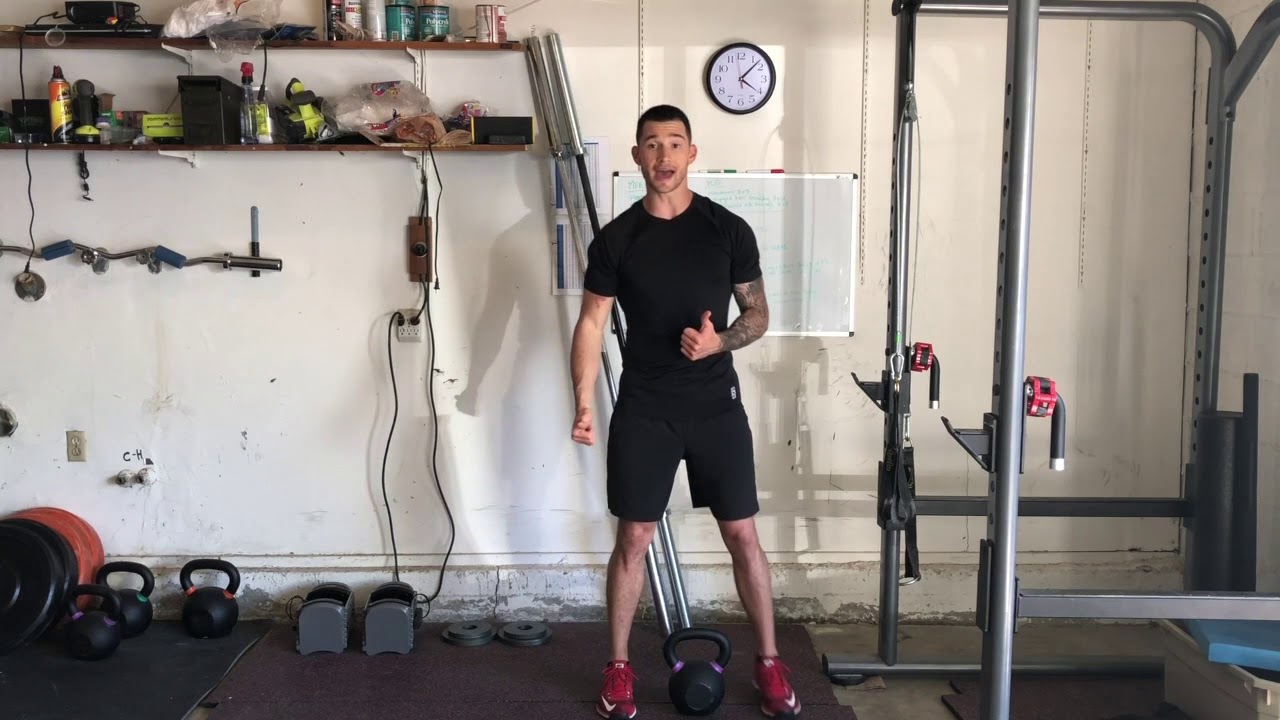 Woke60 Training System: KB Goblet Clean to Lateral Lunge - YouTube