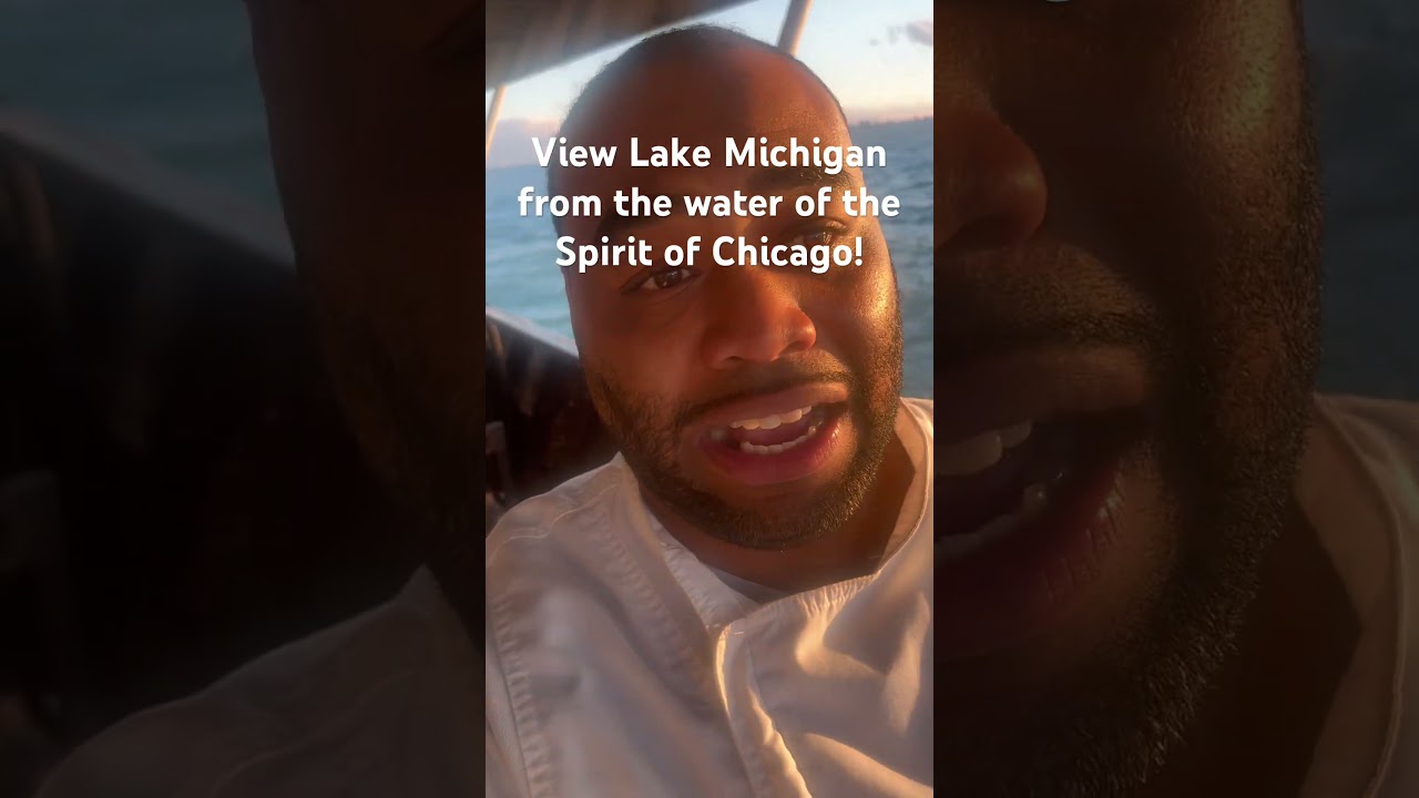 Spirit of chicago. It’s the view from the water fa me.