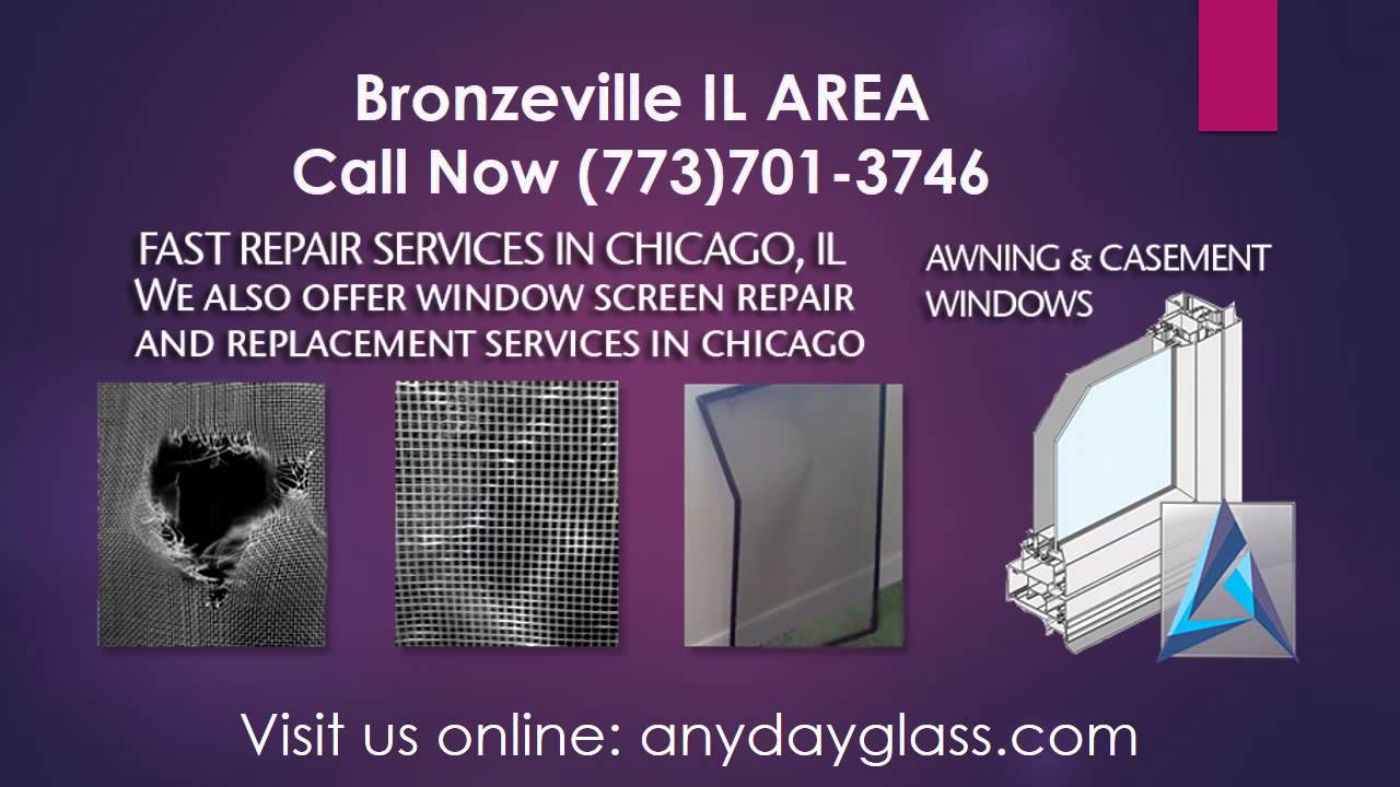 Glass repair near me Bronzeville IL 1(773)7013746 YouTube