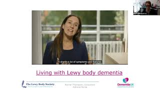 Summer School 2022  Lewy Body Dementia  symptoms and support