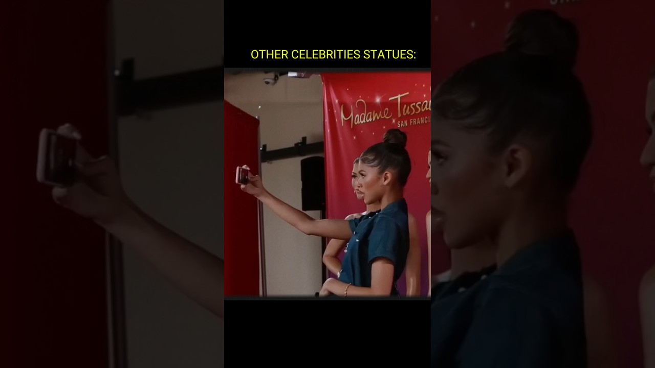 Other celebrities wax statues + This wax statue.